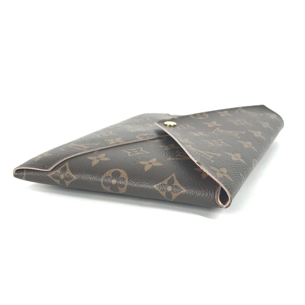 LOUIS VUITTON Authentic Brown Monogram Canvas Pochette Pouch - Picture 4 of 16